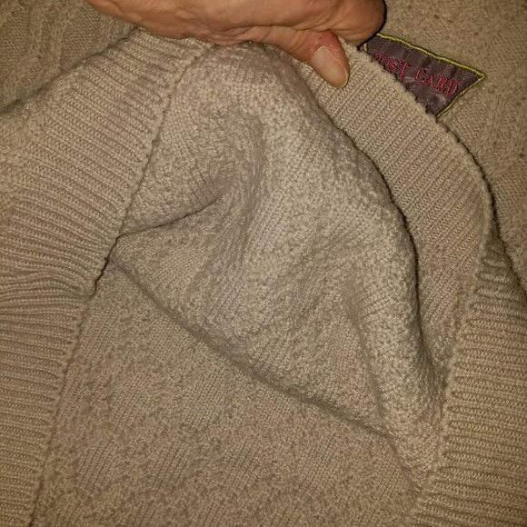 Thick POST CARD brand Wool Cableknit Sweater - Picture 4 of 8